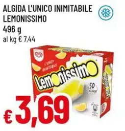 A&O Algida l'unico inimitabile LEMONISSIMO offerta