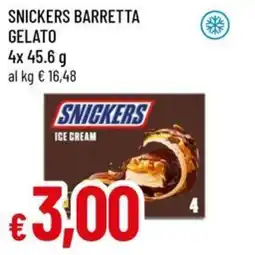 A&O Snickers barretta gelato offerta