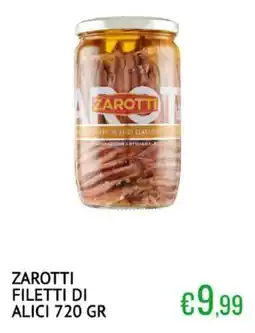 Sugros Zarotti filetti di alici offerta