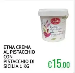 Sugros Etna crema al pistacchio con pistacchio di sicilia offerta