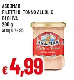 A&O Asdomar filetti di tonno all'olio di oliva offerta