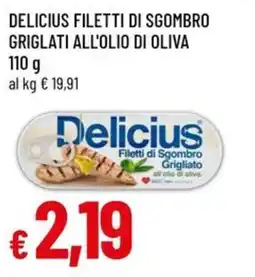A&O Delicius filetti di sgombro griglati all'olio di oliva offerta