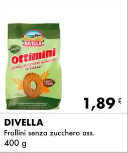 Iper Tosano DIVELLA Frollini senza zucchero ass. offerta