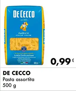 Iper Tosano DE CECCO Pasta assortita offerta