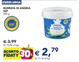 Esselunga Esselunga burrata di andria igp offerta