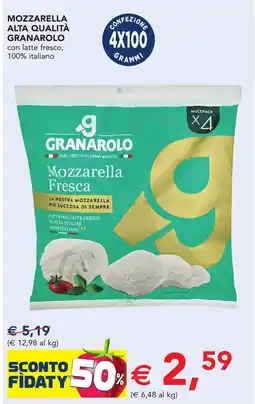 Esselunga Mozzarella alta qualità GRANAROLO offerta