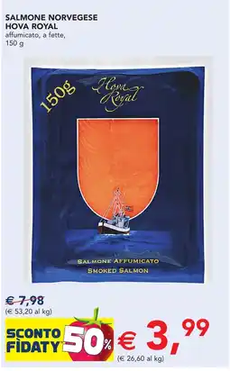 Esselunga Salmone norvegese HOVA ROYAL offerta