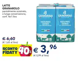 Esselunga Latte GRANAROLO parzialmente scremato offerta