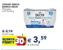 Esselunga Yogurt greco bianco DELTA offerta