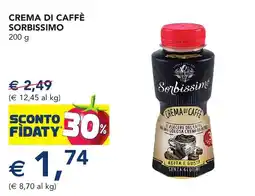Esselunga Crema di caffè SORBISSIMO offerta