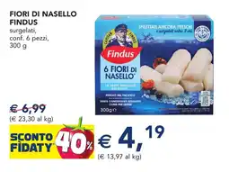 Esselunga Fiori di nasello FINDUS offerta