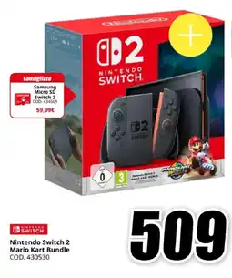 MediaWorld Nintendo Switch 2 Mario Kart Bundle offerta