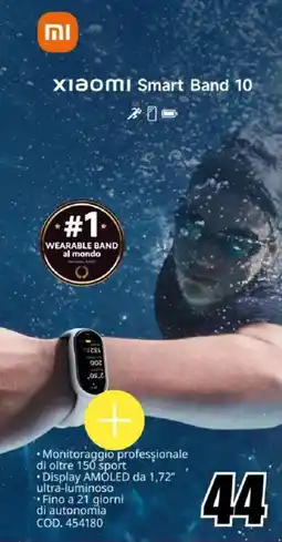 MediaWorld xiaomi Smart Band 10 offerta