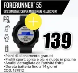 MediaWorld GARMIN FORERUNNER 55 offerta