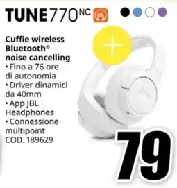 MediaWorld JBL TUNE 770 NC offerta