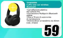 MediaWorld PHILIPS TAH6509BK Cuffie over ear wireless Bluetooth offerta