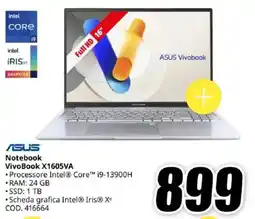 MediaWorld ASUS Notebook VivoBook X1605VA offerta