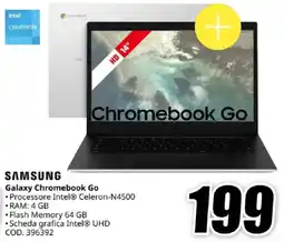 MediaWorld SAMSUNG Galaxy Chromebook Go offerta