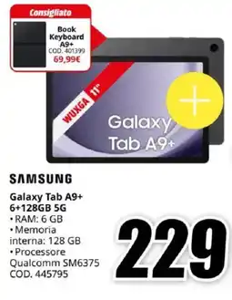MediaWorld SAMSUNG Galaxy Tab A9+ 6+128GB 5G offerta