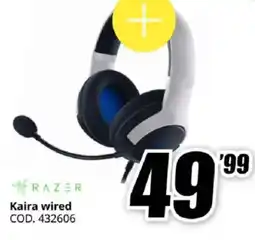 MediaWorld RAZER Kaira wired offerta