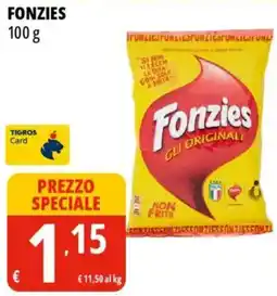 Tigros Fonzies offerta