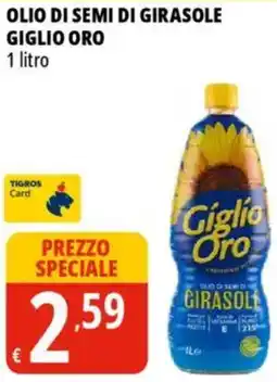 Tigros Olio di semi di girasole GIGLIO ORO offerta
