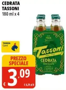 Tigros Cedrata tassoni offerta