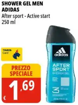 Tigros Shower gel men adidas offerta