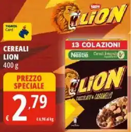 Tigros Cereali lion offerta