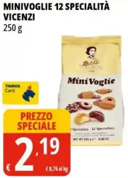 Tigros Minivoglie 12 specialità vicenzi offerta