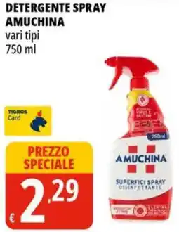 Tigros Detergente spray amuchina offerta