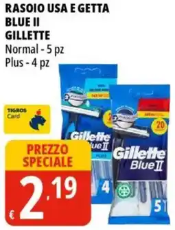 Tigros Rasoio usa e getta blue II GILLETTE offerta