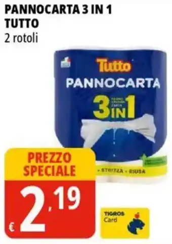 Tigros Pannocarta 3 in 1 tutto offerta