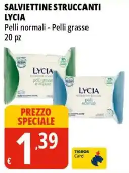 Tigros Salviettine struccanti LYCIA offerta