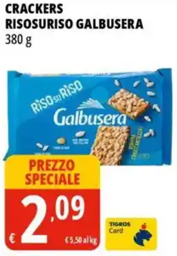 Tigros Crackers risosuriso galbusera offerta