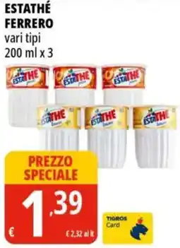 Tigros Estathé ferrero offerta
