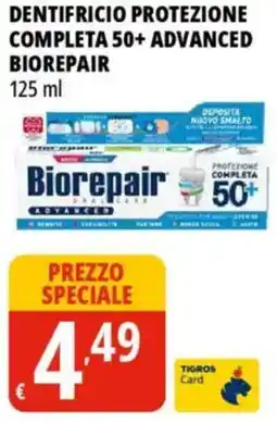 Tigros Dentifricio protezione completa 50+ advanced biorepair offerta