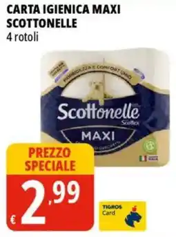 Tigros Carta igienica maxi SCOTTONELLE offerta