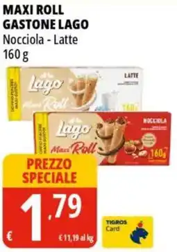 Tigros Maxi roll gastone lago offerta
