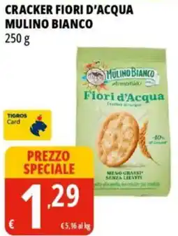 Tigros Cracker fiori d'acqua MULINO BIANCO offerta