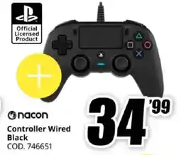 MediaWorld nacon Controller Wired Black offerta