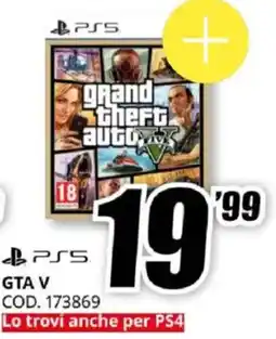 MediaWorld PS5 GTA V offerta
