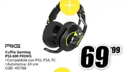 MediaWorld RIG Cuffie Gaming PS5 600 PROHS offerta
