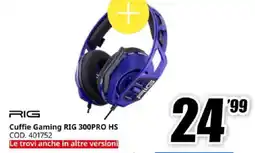MediaWorld RIG Cuffie Gaming RIG 300PRO HS offerta