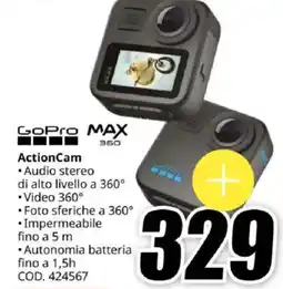 MediaWorld GoPro MAX ActionCam offerta