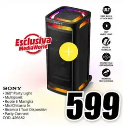 MediaWorld Sony offerta