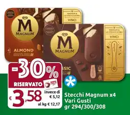 Carrefour Express Stecchi Magnum x4 Vari Gusti offerta