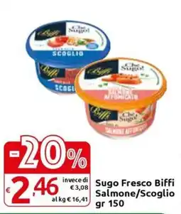 Carrefour Express Sugo Fresco Biffi Salmone/Scoglio offerta