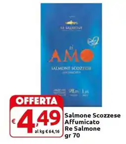 Carrefour Express Salmone Scozzese Affumicato Re Salmone offerta