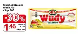 Carrefour Express Wurstel Classico Wudy Aia offerta